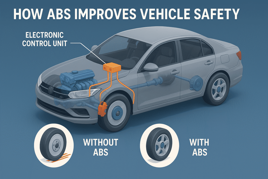 How ABS improves vehicle safety
