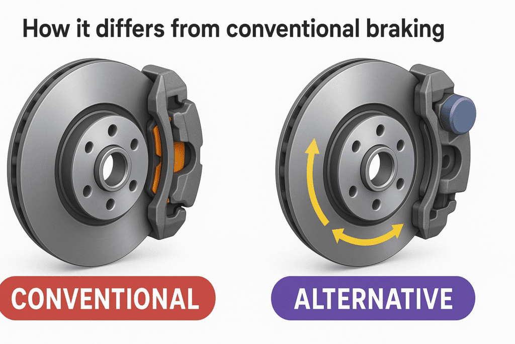 How it differs from conventional braking